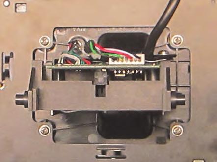 panel, ensuring it is in the correct orientation (the slot extends to the left)