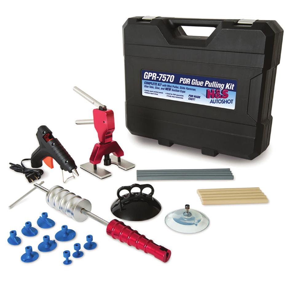 Uni-Spotter UNI-5500 SHOWN Pulling Solutions for Steel Panels UNI-4550 STARTER KIT Designed for the entry level bodyman for economy but don t be fooled, this powerful stud