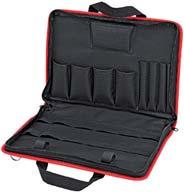 TOOL BAGS AND TOOL CASES Tool Bag, 00 empty 21 for service technicians; with push-in compartments and tool loops;