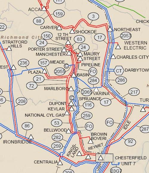2014 Summer NERC Category B Violation Problem: N-1 Loss of Line 159 Acca to Shockoe results in overloads on Line 17 from Shockoe to Chesterfield exceeding 94%.