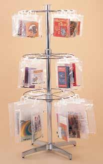 Floor Standing Displayers DISPLAY For Hanging Bags, see pages 64-6.