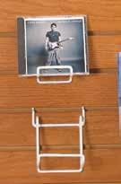 Slatwall Displayers DISPLAY Two-Tier Display Racks Versatile racks create a unified look Ideal for pamphlets, cards, or CDs Pocket depth on all units is " 81 670 001 4