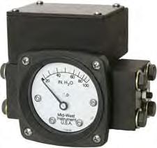 Diaphragm Type Differential Pressure Gauge Switch & Transmitter Options Models: 140 & 142 Model 142 shown with BA switch option (2) Reed switches located inside NEMA 4x enclosure with 7 position