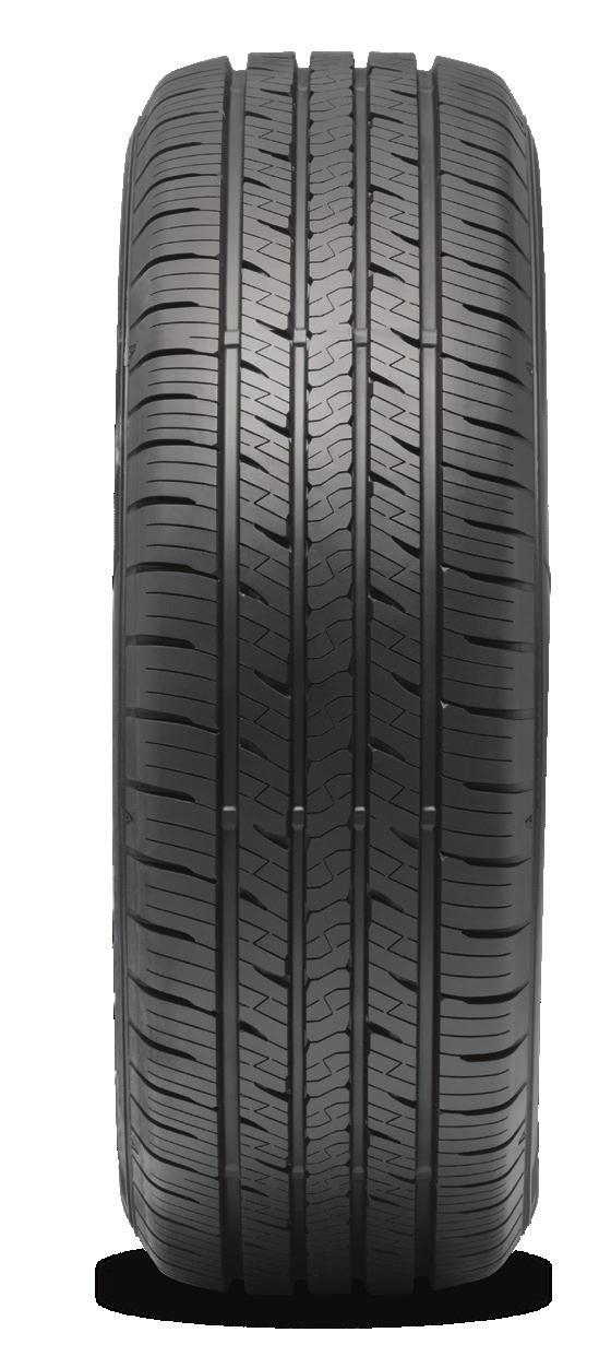 LIMITED TREAD LIFE WARRANTY 65,000 MILES / 105,000 km PERFORMANCE RATINGS RE GUARANTEE 30 DAYS FOUR CIRCUMFERENTIAL GROOVES channel water away from the tread for consistent contact with the road