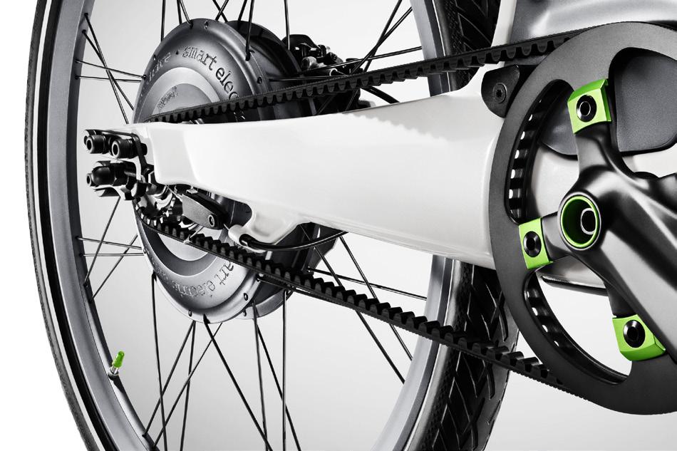 >> Freedom. No more chains. The carbon toothed belt will take you to your destination.