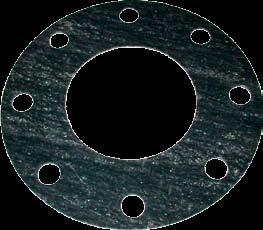 Nominal Pipe Size 150# full face gasket ID 150# full face gasket OD Non-Asbestos Part #: Compressed Chrystolite Part #: PTFE Part #: 1/2