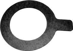 No. RGT - RING GASKETS WITH TAB Standard thickness is 1/8, also available in 1/16 please specify when ordering.