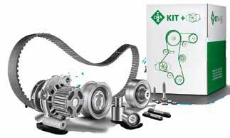 To complement the best range of OE content timing belt kits available to the UK aftermarket, INA has introduced a comprehensive KIT+ range, which includes the belt driven water pump and even a