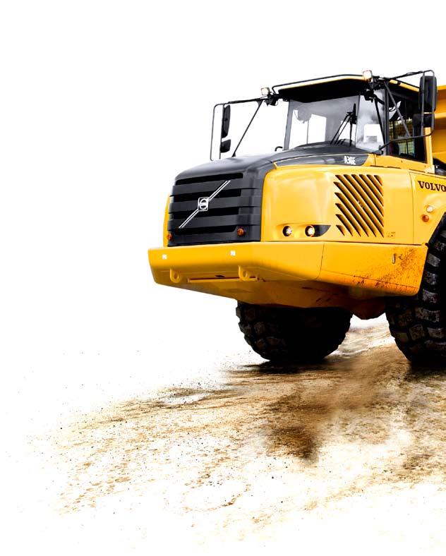 Optimized to transport light material Volvo s Unique Self-compensating Hydro-mechanical Steering Powerful and accurate steering for safe operation and high productivity.