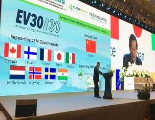 EV3@3 Campaign Designed to accelerate the global deployment of electric vehicles Sets a collective aspirational goal to reach 3% sales share for EVs by 23 Launched at the 8 th CEM meeting, in