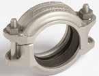 reduced wear on the seal Grooved ends eliminate air leaks at valve