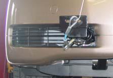 LL) to front holes on the receiver cross bar on each side of the receiver brace with the included cable connectors. Connect the other end to the tow vehicle's safety cables and the tow bar. Fig.