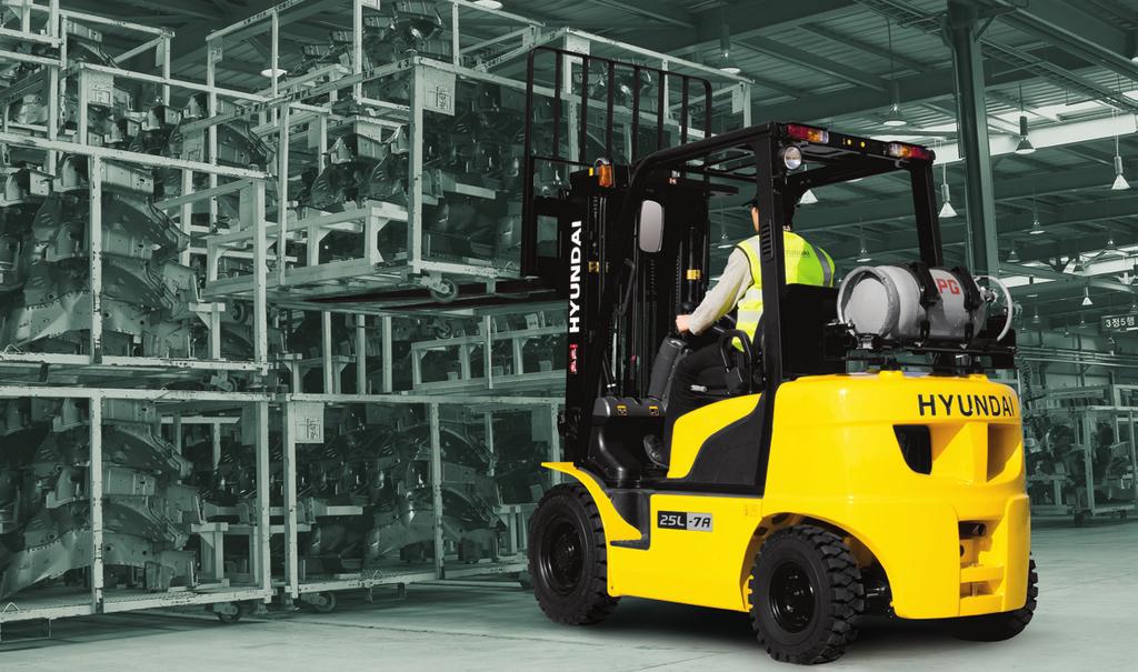 FORKLIFT Excellent Model NEW criteria of Forklift Trucks Hyundai introduces a new line of 7A series LPG /