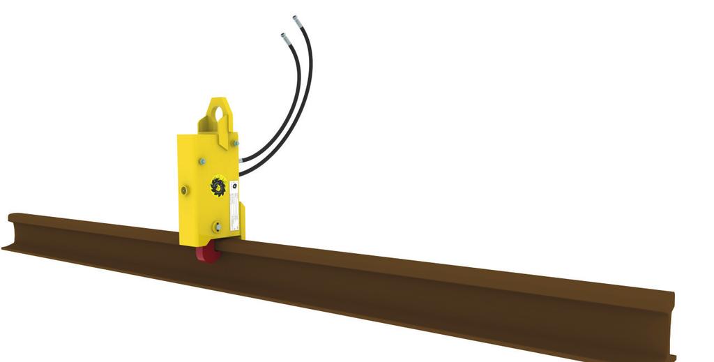Autolok-H Hydraulic Rail Clamp Controlling the mechanism of an Autolok hydraulically from the cab of the host machine removes the need for manually