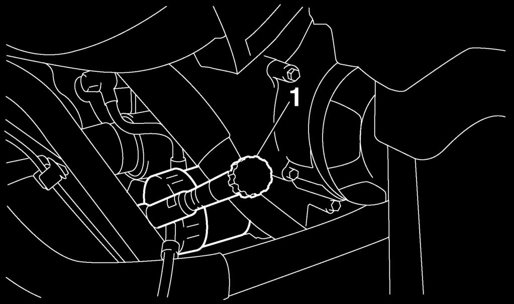 1. O-ring 1. Torque wrench TIP Make sure that the O-ring is properly seated. 8.