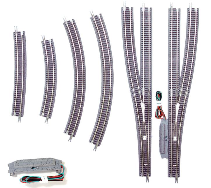 And thanks to our Dual Joining System (DJS) which uses plastic roadbed joiners and separate rail joiners, our track connects with ease.