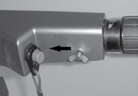 Basic components Choke knob for pull type To supply the engine with the rich