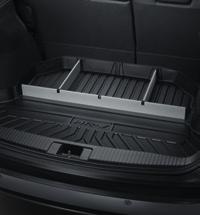 storage space separating the rear passenger area from the dirt and scratches with this boot mat.