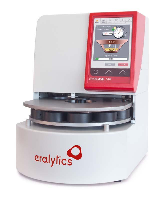 ERAFLASH S10 Unattended flash point testing of up to 10 samples per hour in full compliance with safest ASTM D6450 & D7094 methods.