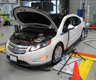 Once the battery is depleted the vehicle operates in a charge