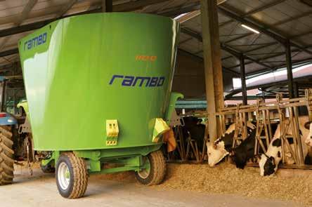TRAILED SINGLE VERTICAL AUGER RAMBO 5-10.