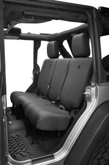 Installation Instructions Seat Cover, Rear Kit Vehicle Application: Wrangler Unlimited 008-0 Part Number 98 Installation Tips Read and follow, precisely, all installation instructions provided when