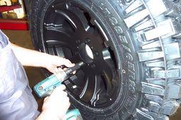 Step 51 Install the rear tires and torque to specidication. Factory wheel lug nut torque is 83 ft. lbs.