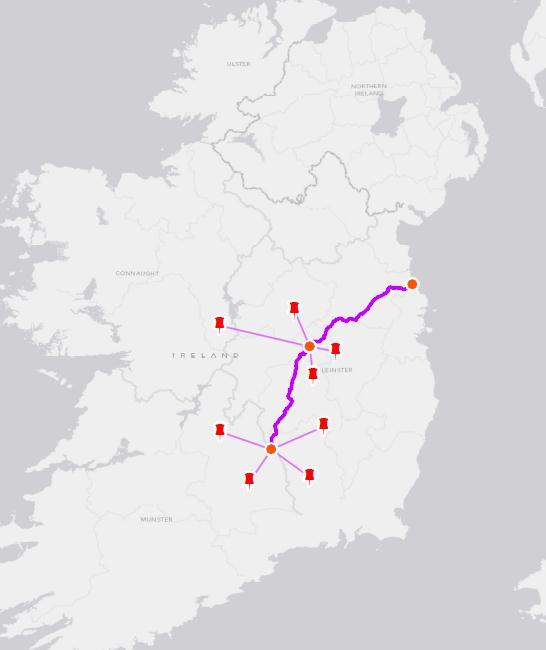 Development Pipeline Onshore Ireland Mainstream currently developing large portfolio of onshore wind Up to 2 GW potential All sites designated suitable for wind by local county
