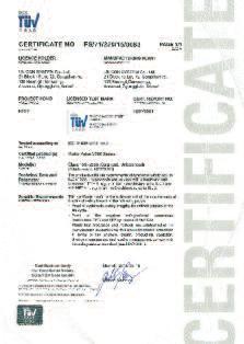 Certification & Registration Manufacturing Applicable Standards Technology Innovation Company ISO9001 mark from DKAS (Feb, 2008) 0036 CE PED mark from TUV (Feb, 2011) INNO-BIZ(Technology Innovation