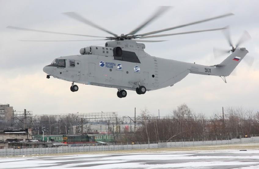 Test stand for testing of the Mi-26
