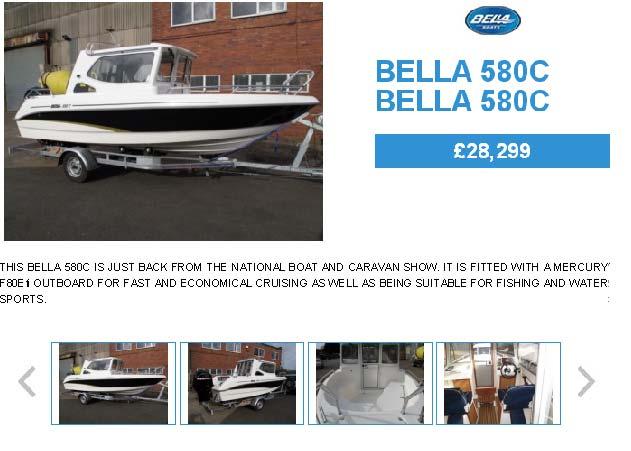 Bella 572C - the package for sale The boat is in as new condition and the engines have very low running hours (the auxiliary has only been in the water once) Reason for sale: Simple - in spite of our