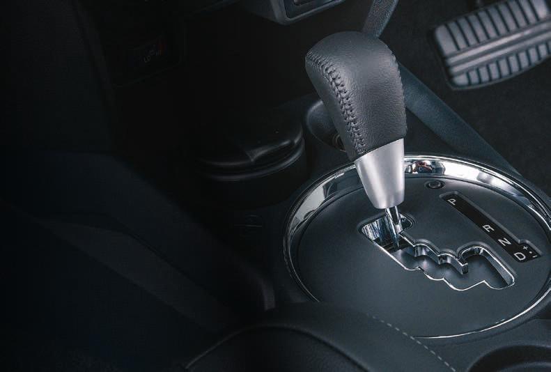 SMOOTH OPERATOR CVT TRANSMISSION The INVECS-III CVT (Continuously Variable Transmission) with a 6-step Sports Mode shift