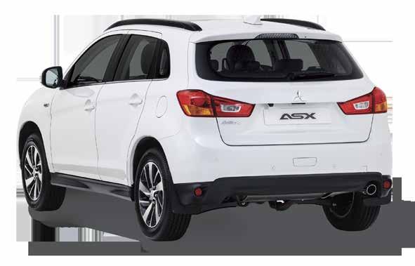 SUSPENSION The ASX s chassis combines a wide track and long wheelbase with an independent MacPherson strut front suspension