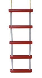Ladder is stored in a polyamide tube with a grey polypropylene cap.