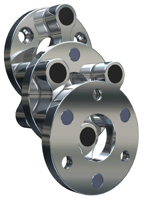 Product description The INKOMA-PK coupling is machine component designed to transmit torque between axially parallel, radially offset shafts.