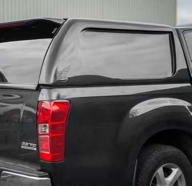 This canopy is ideal for anyone who wants a secure load bed when using their pick-up for work or play. Available for Double Cab and Extended Cab.