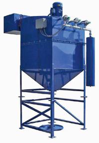 gal. bucket (on 1250 cfm) or 55 gal. drum to collect dust S tandard electrical package includes soft motor starting, ramp acceleration, digital led display, motor protection and more.
