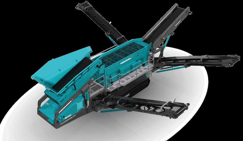H RANGE 24 25 H5163 The Powerscreen H range features horizontal screens ideal for handling high volumes of sticky materials and for the exact, fine sizing demanded in many construction contracts.