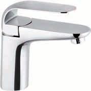A40170EXP Basin Mixer Spout length: 125 mm. Spout height: 100 mm. Cartridge with flow rate and temperature limiter.