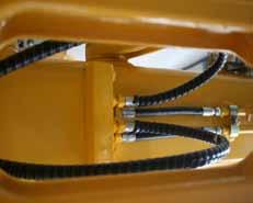 INSTALLATION for JB Attachments factory fitted Multi Coupler kit on excavator STEP 4 OPTION (A) HOSES Hose POSITION Installation set up process can be done either using