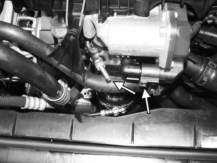111) Reattach the electrical connector to the throttle body.