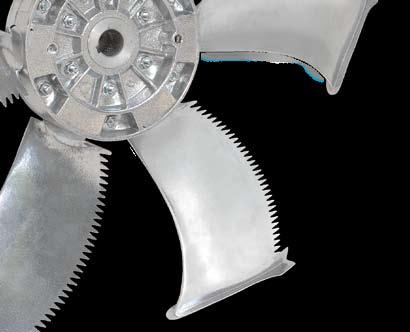 Advantages winder impellers versus traditional ones Better performances with less sound