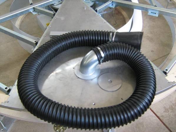 the pit - Adapters to connect the exhaust pipe to the