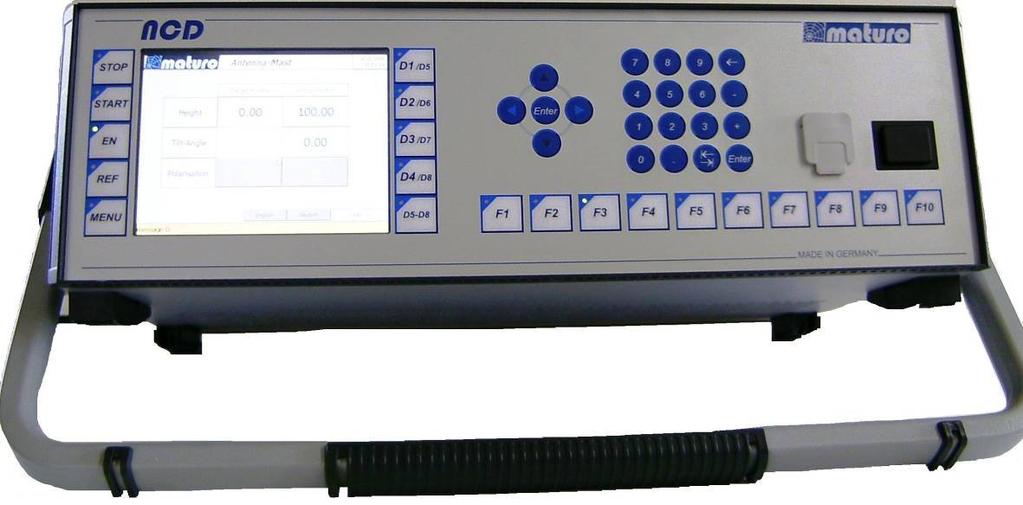 10) Controller NCD The Multiple Control Device NCD is suited for the operation of up to 8 devices with multiple axis of motion.