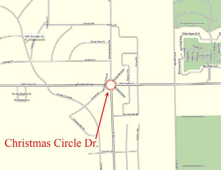 Christmas Circle is not very big -