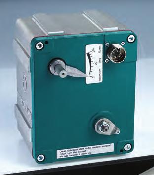 6 and 10 Nm 36 rotation analogue feedback 64 Nm / 90 Nm 42 rotation StG 6 / 10 analogue feedback StG 16 / StG 30 / StG 40 StG 64 / 90 These actuators are utilised on industrial diesel