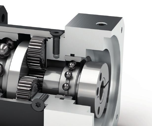 Your drive elements can therefore be installed directly on the output shaft without the need for