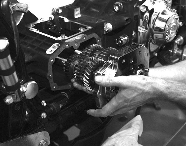 Apply some WD-40 or equivalent lubricant to the main drive gear seal and to the mainshaft (on the portion adjacent to the splines).