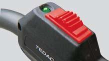 The TEDAC torches are perfect for any work in hard to reach positions due to the fact that the operator can control the welding process from the TEDAC system and does not need to