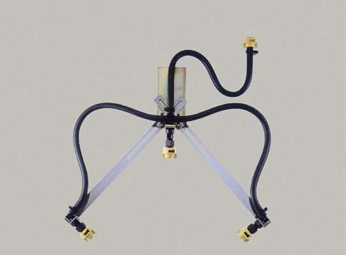 Row Application Kit The 23770 Adjustable Row Application Kit is for Applying Post-emergence Chemicals Over Crop Rows Features: n Arms adjustable for length and angle without removing bolts; simply